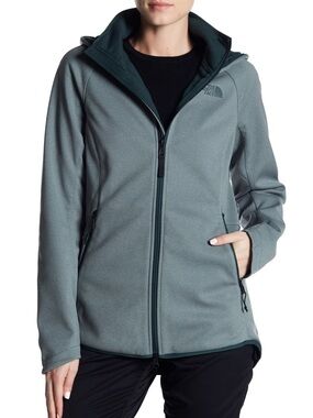 The North Face Nimble Windwall Hooded Jacket Women’s Size Small in Green - EUC!